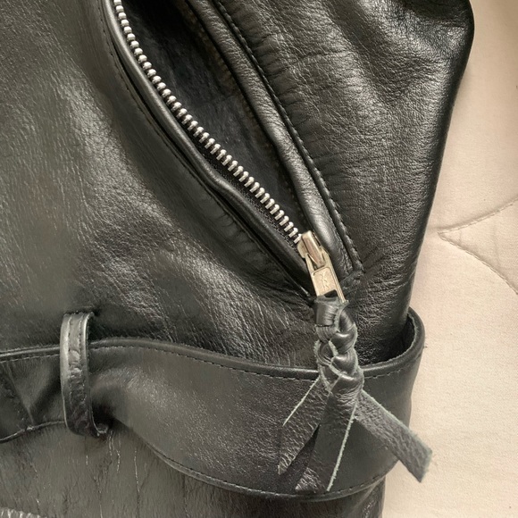 Iconic Men’s Leather Biker Jacket - Picture 7 of 14
